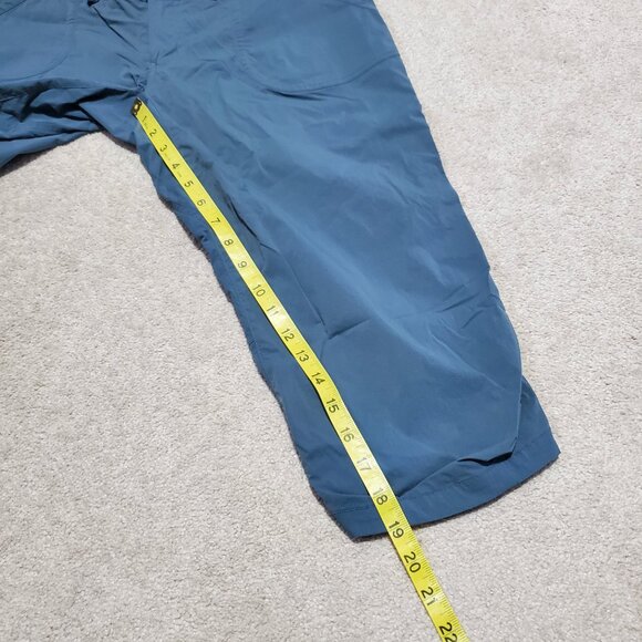 ARC'TERYX Parapet Hiking Capris Pants TerraTex Nylon Gorpcore Blue Women 8 x 19" - Picture 15 of 16